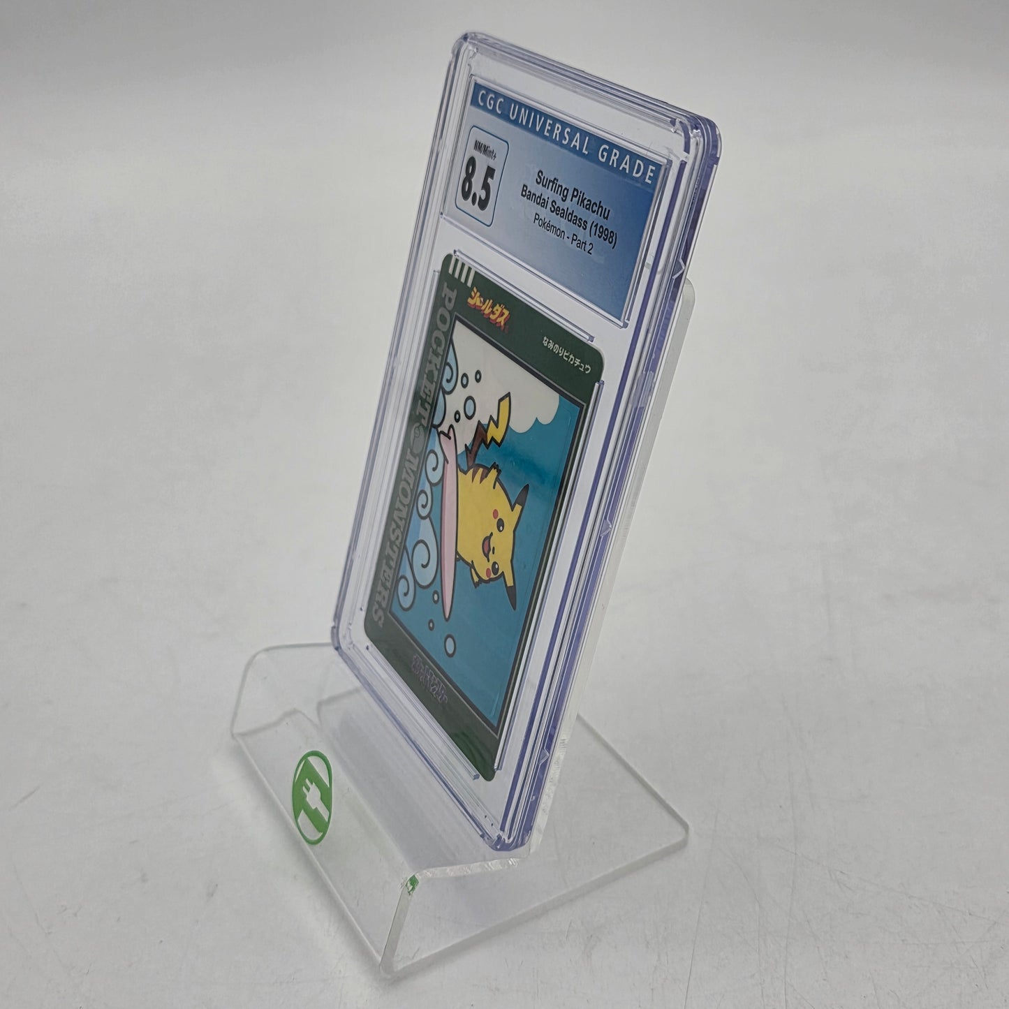 Pokémon TCG Japanese Sealdass Series 2 Surfing Pikachu Regular Japanese CGC 8.5
