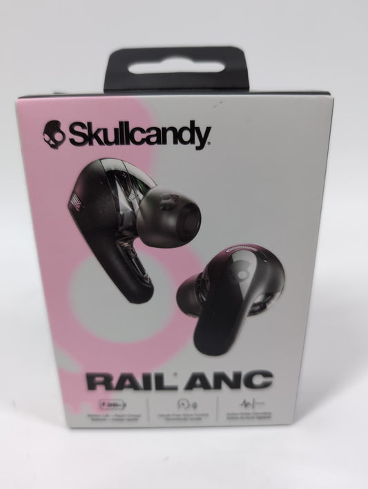 New Skullcandy Rail ANC Earbuds Black S2IPW-P740