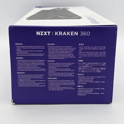 New NZXT Kraken 360 Liquid Cooling AIO RL-KN360-B1