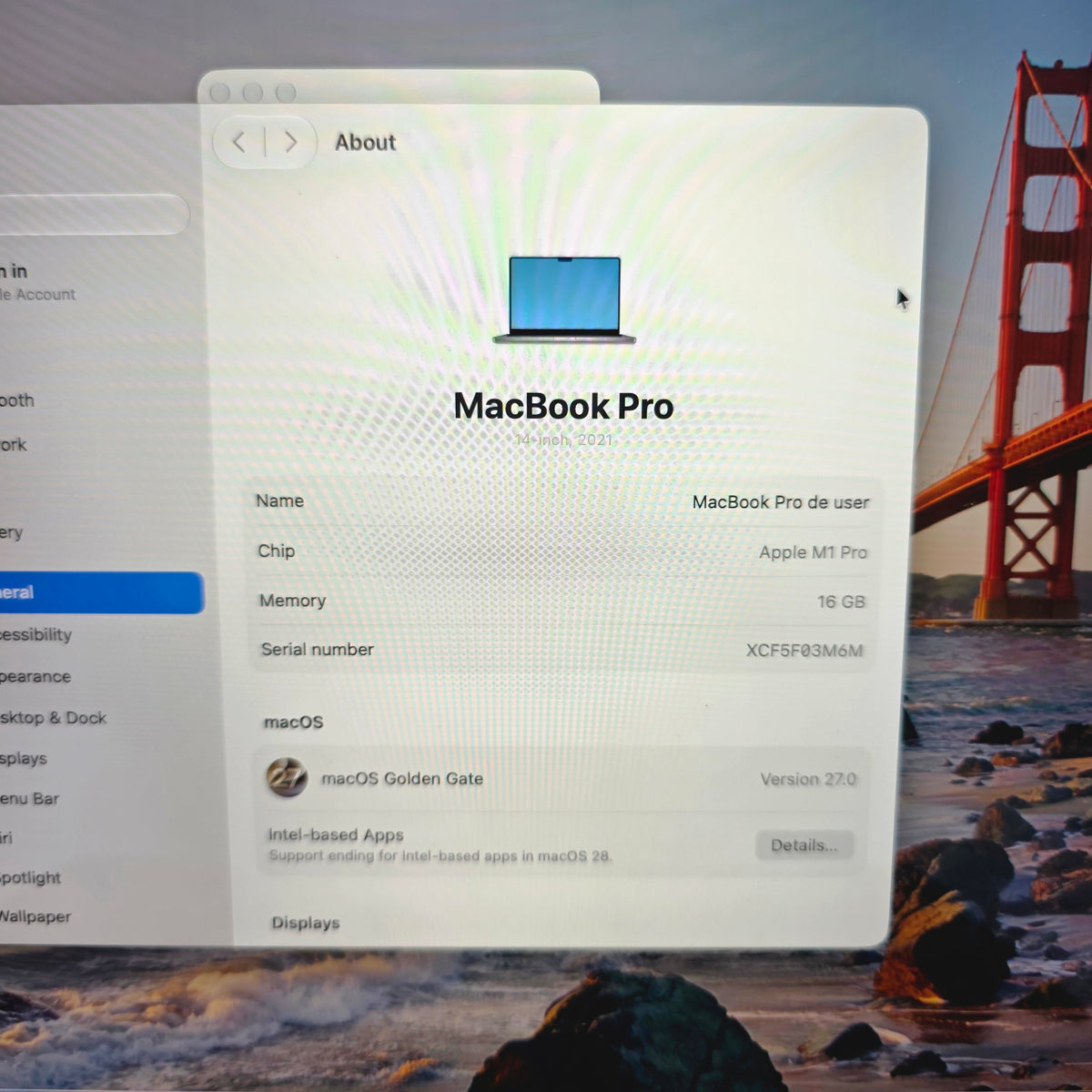 2021 Apple MacBook Pro 14" M1 Pro 16C GPU 3.2GHz 16GB RAM 1TB SSD MKGQ3LL/A