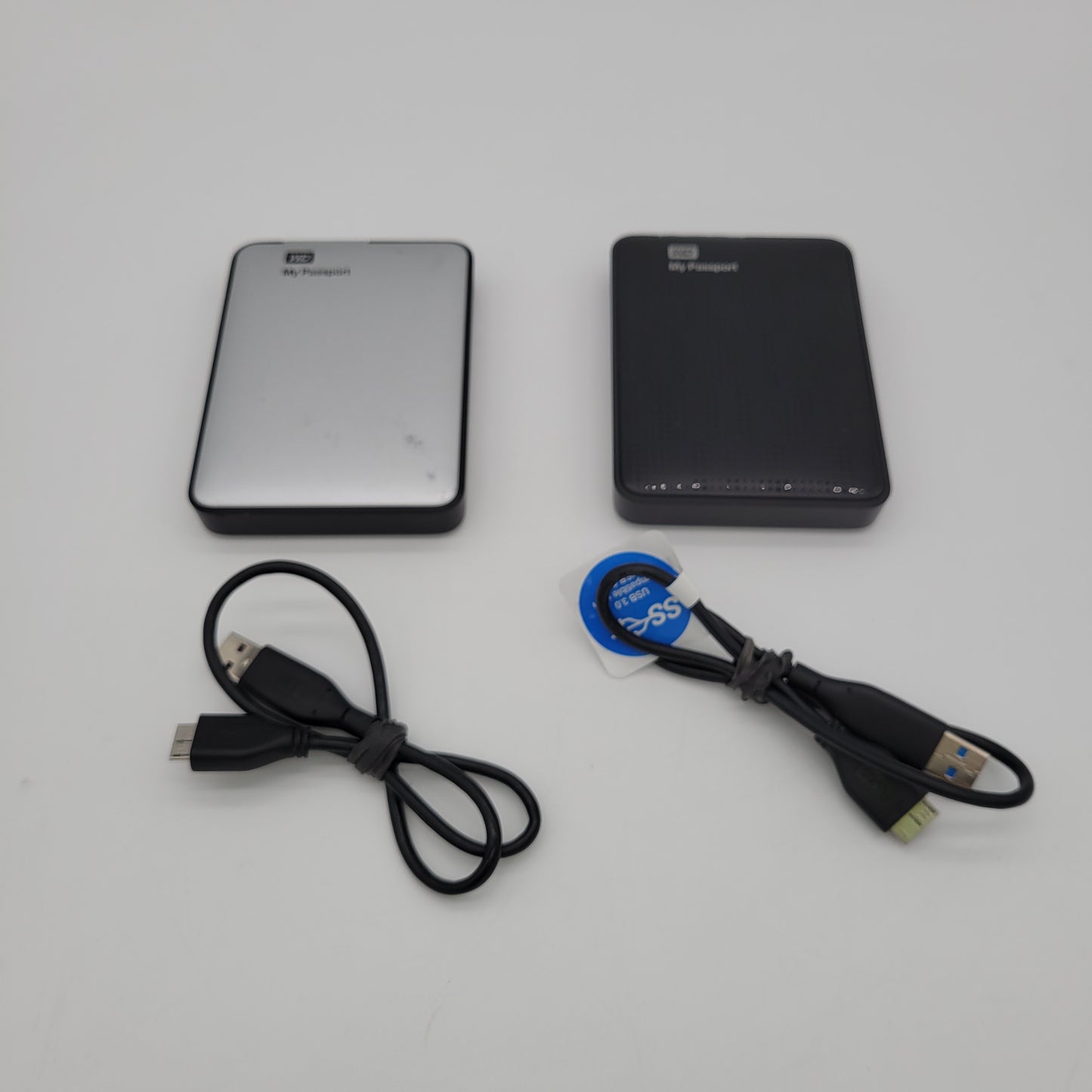 Lot of 2 Western Digital My Passport 1TB External SSD