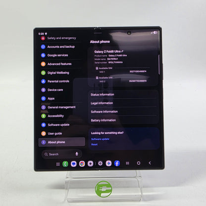 Factory Unlocked Samsung Galaxy Z Fold8 Ultra 12GB RAM 256GB SM-F976UI Violet
