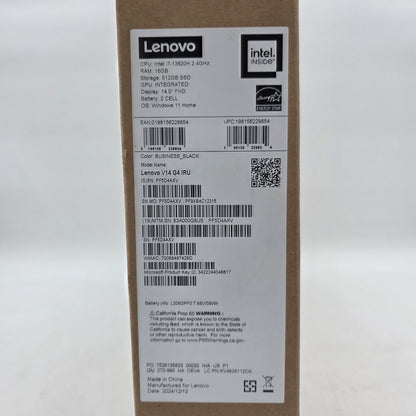 Lenovo V14 G4 IRU 14" i7-13620H 2.4GHz 16GB RAM 512GB SSD