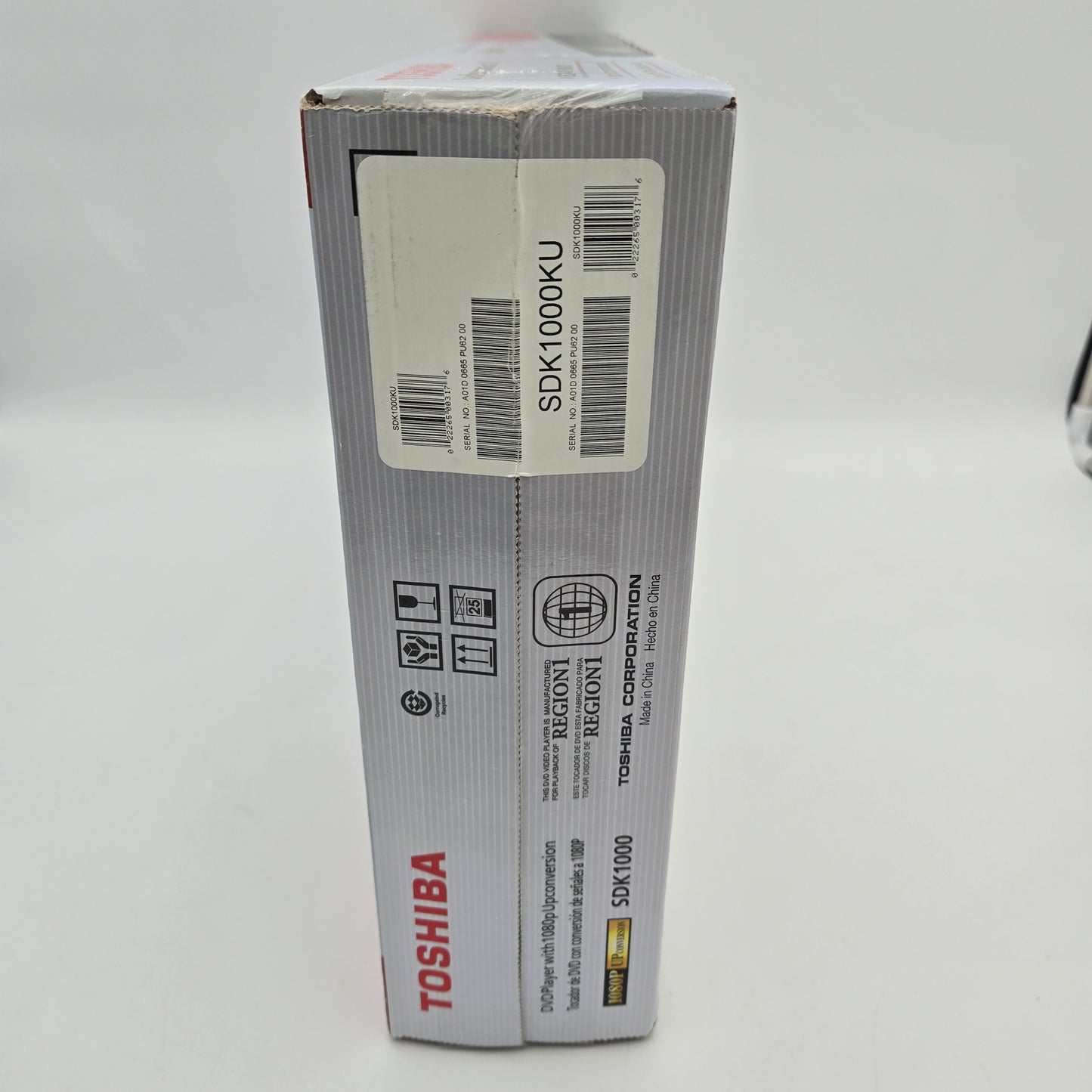 New Toshiba DVD Player SDK1000KU With 1080p Conversion