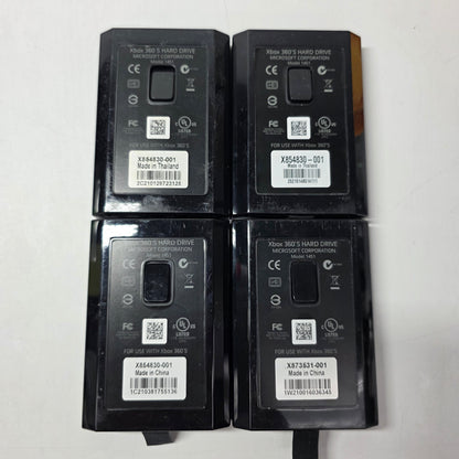 LOT OF 4 Microsoft Xbox 360 S Hard drives 1451 (250Gbs)