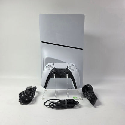Sony PlayStation 5 Slim Disc PS5 1TB White Console Gaming System CFI-2015