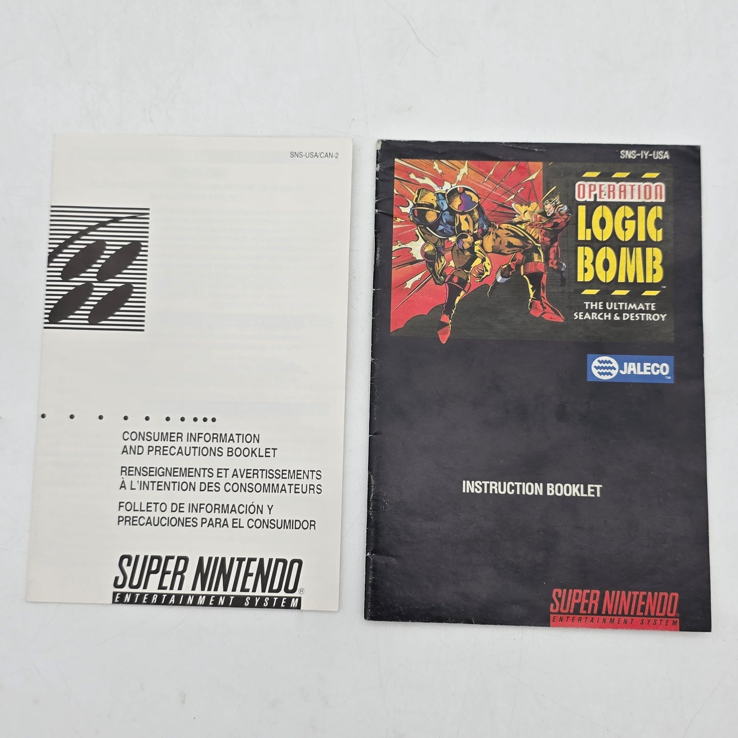 Operation Logic Bomb (Super Nintendo SNES, 1993)