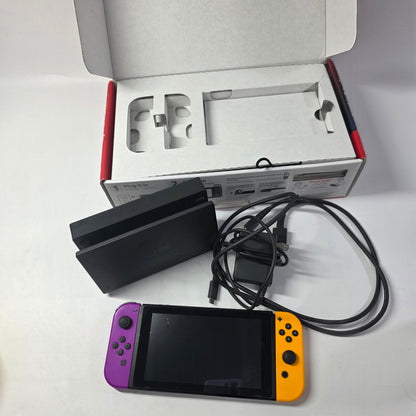 Nintendo Switch v2 Console Gaming System HAC-001(-01)  Orange/Purple