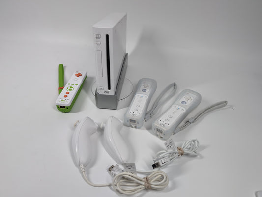 Nintendo Wii Video Game Console RVL-001 White With Accessories