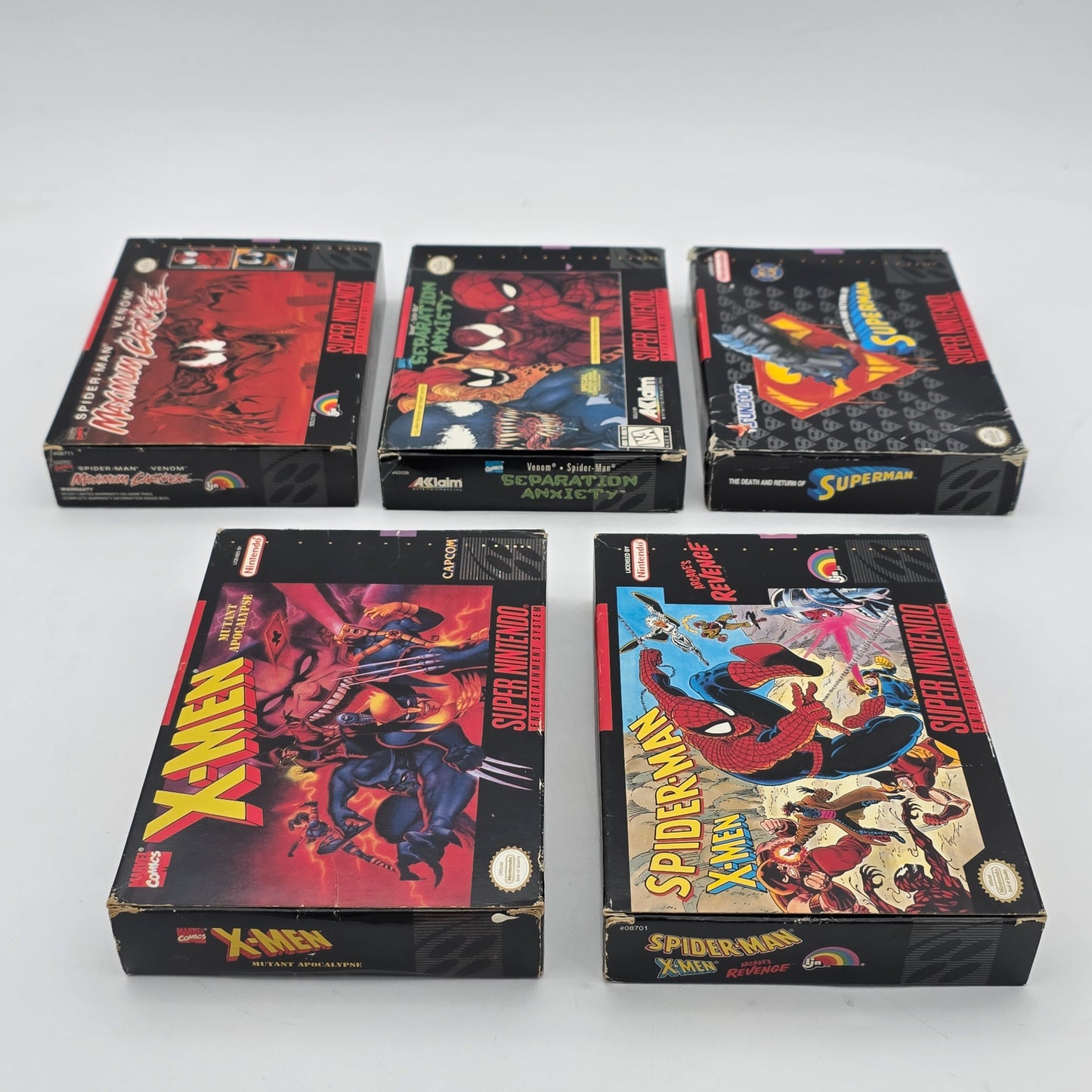 Lot of 5 Super Nintendo SNES Games