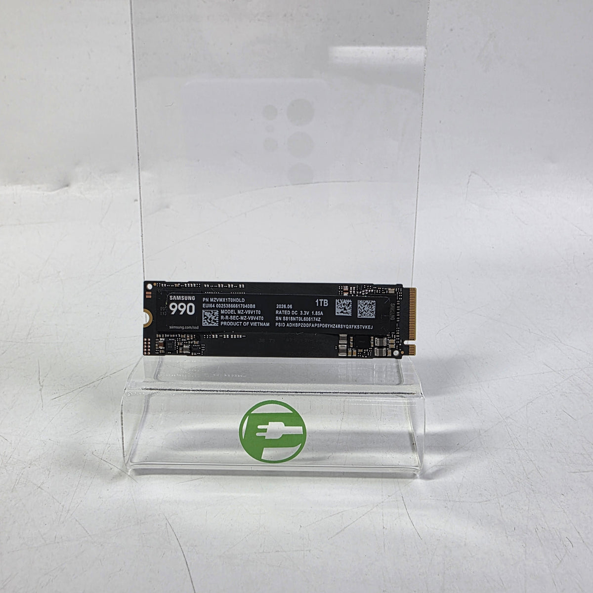 Samsung 2280mm 990 1TB M.2 NVMe Gen 4.0 x 4 SSD MZ-V9V1T0
