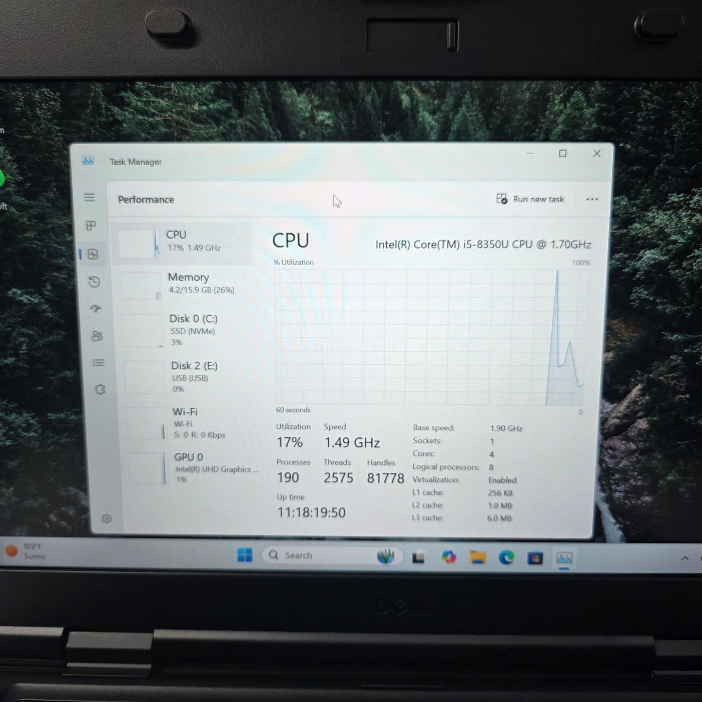 Dell P85G 5420 14" i5-8350U 1.0GHz 16GB RAM 500GB SSD