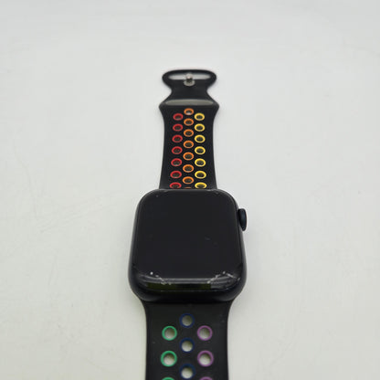 Unlocked Apple Watch Series 8 41MM Black Aluminum A2772
