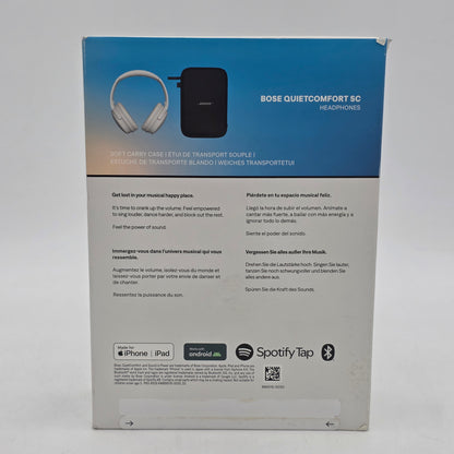 New Bose QuietComfort SC Over-Ear Bluetooth Headphones White 884367-1900