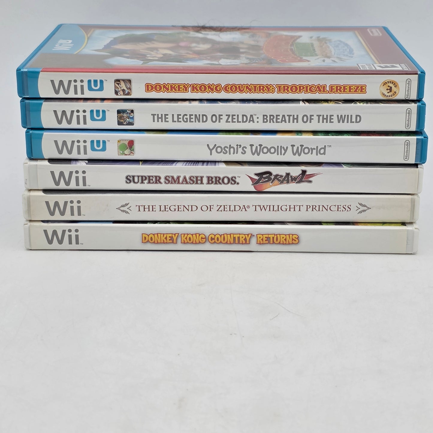 Lot of 6 Nintendo Wii/Wii U Games