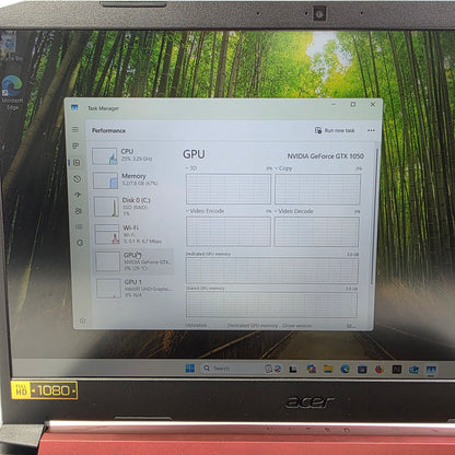 Acer Nitro 5 AN515-54 15.6" i5-9300H 2.4GHz 8GB RAM 256GB SSD GeForce GTX 1050