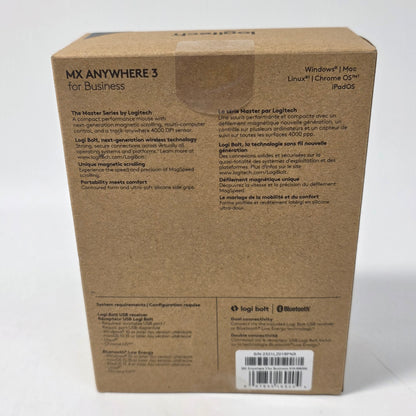 New Logitech MX Anywhere 3 for Business Wireless Mouse