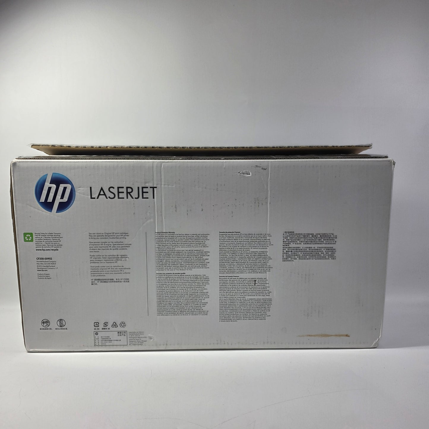 HP 828A Black Toner Cartridge  open box C5358A