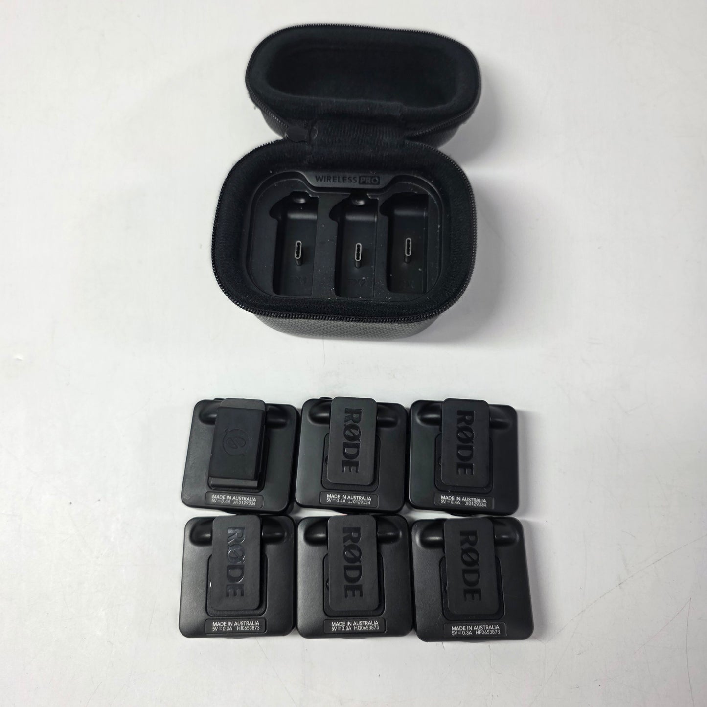 LOT of 6 Rode Microphones