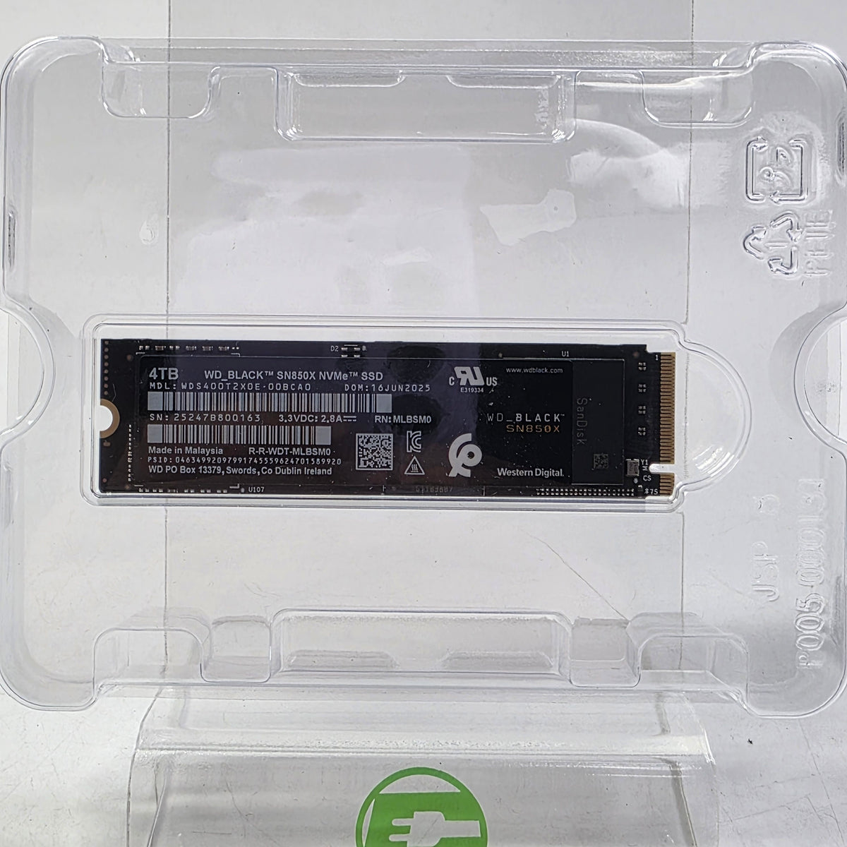 Western Digital WD 2280mm WD_Black 4TB M.2 NVMe Gen 4.0 x 4 SSD SN850X