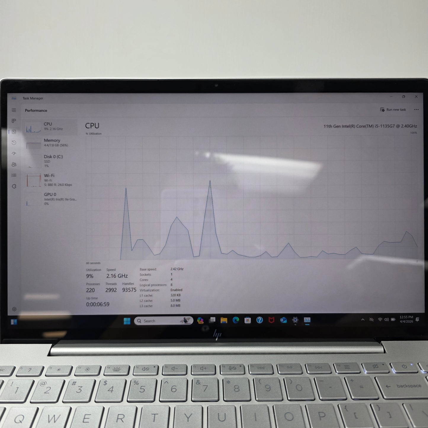 HP Envy 13-BA1075NR 13.3" i5-1135G7 2.4GHz 8GB RAM 256GB SSD