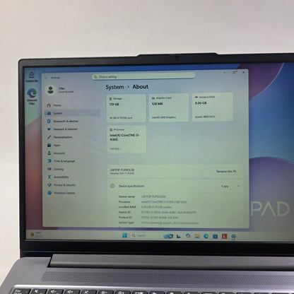 Lenovo IdeaPad Slim 3 15IAN8 15.6" i3-N305 1.8GHz 8GB RAM 128GB SSD