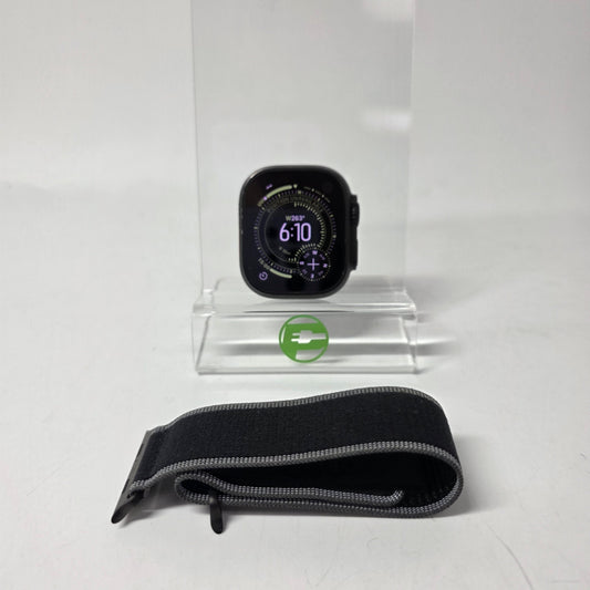 Unlocked Apple Watch Ultra 2 49MM Black Titanium Black Sport Band MX4R3LW/A