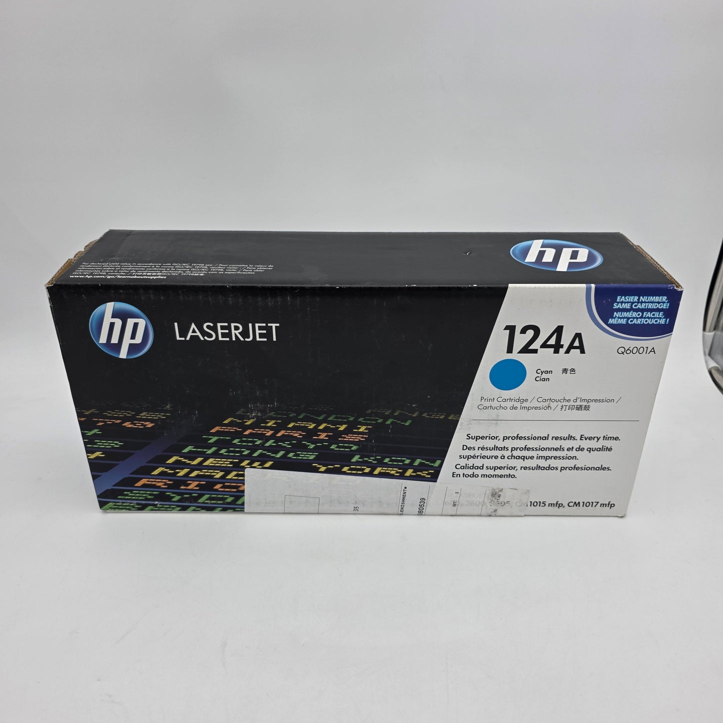 New HP 124A Q6001A Cyan Print Cartridge