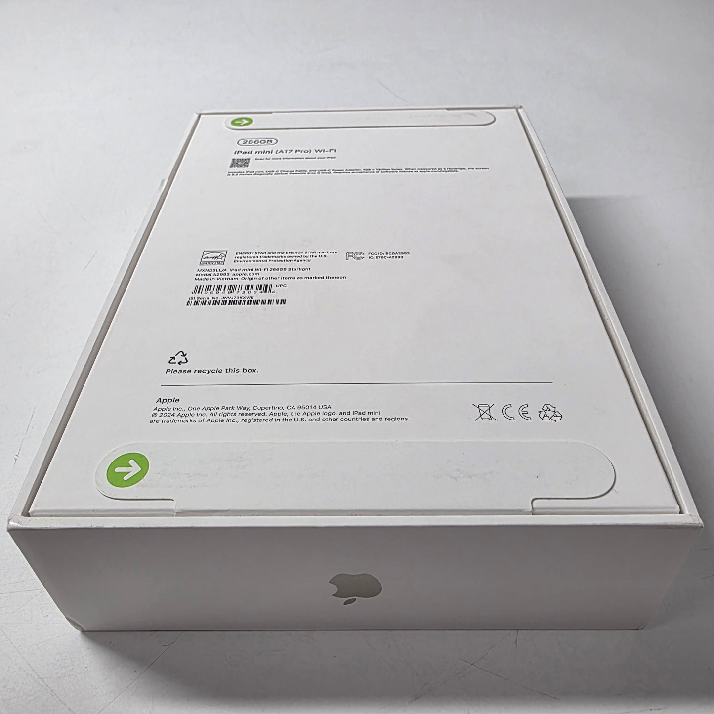 New WiFi Only Apple iPad mini (A17 Pro) 256GB Starlight MX893LL/A