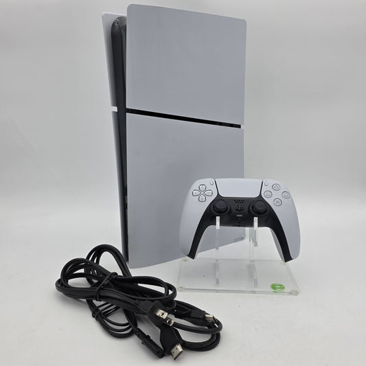 Sony PlayStation 5 Slim Digital Edition PS5 1TB White Console CFI-2015