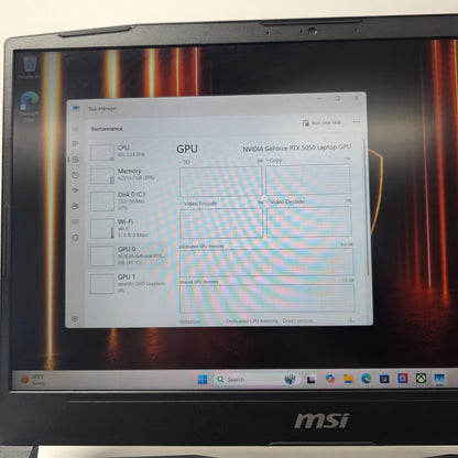 MSI Katana 15 HX 15.6" i7-14650HX 2.2GHz 16GB RAM 500GB SSD GeForce RTX 5050
