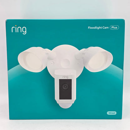 New Ring Floodlight Cam Plus Wired Outdoor Camera