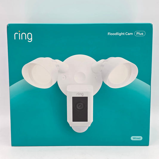 New Ring Floodlight Cam Plus Wired Outdoor Camera