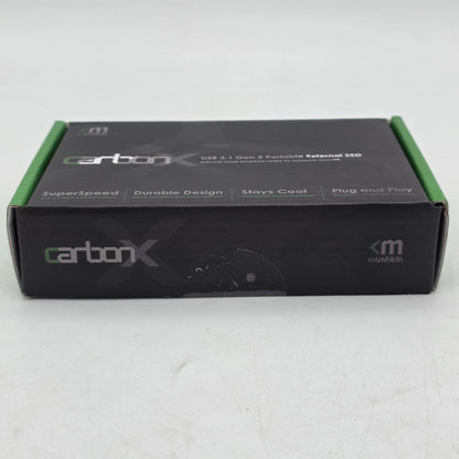 New Mushkin Portable Carbon X 1TB USB Type-C 3.1 Gen 2 SSD MKNEXTCX1TB
