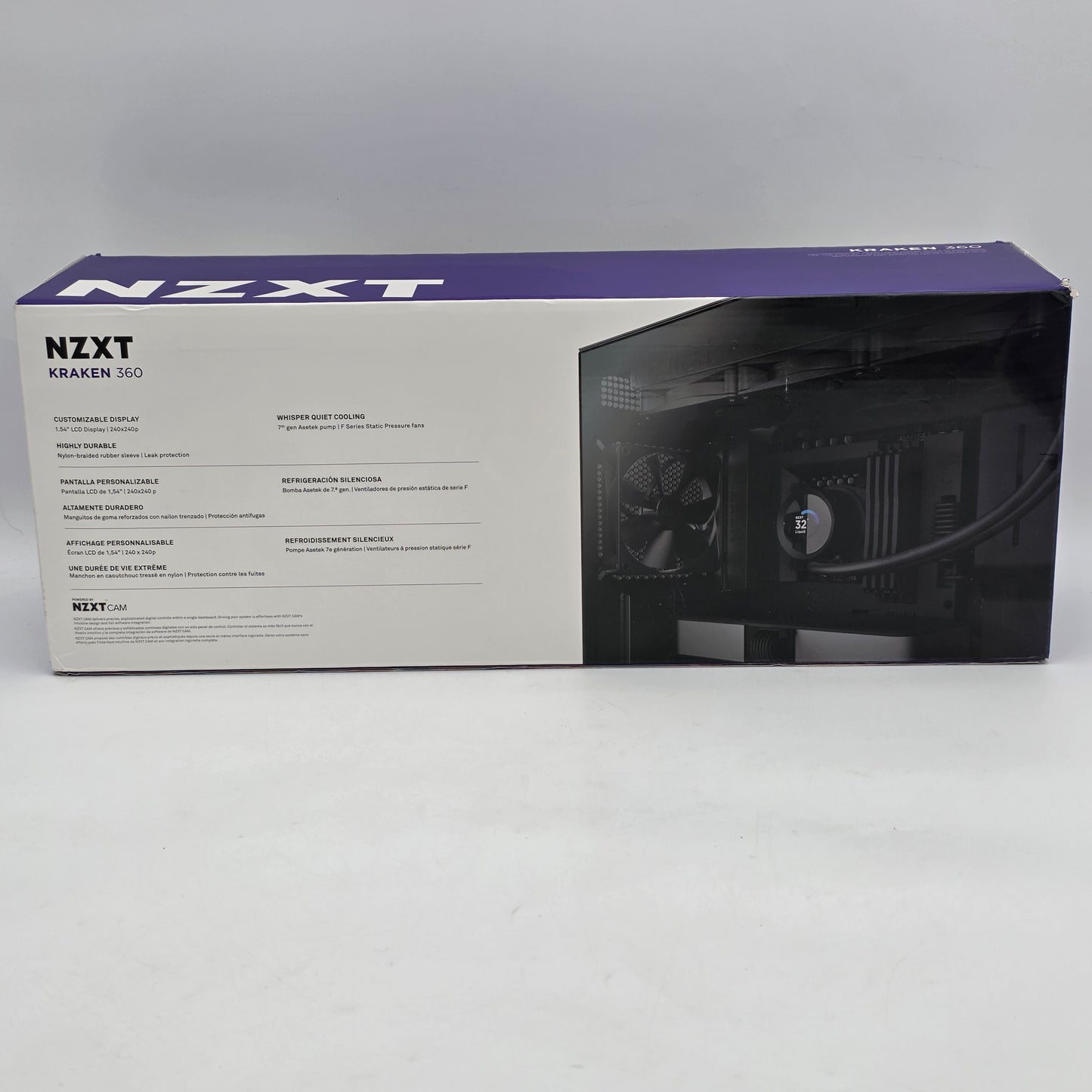 New NZXT Kraken 360 Liquid Cooling AIO RL-KN360-B1