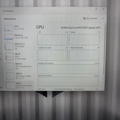 Asus TUF A16 FA608 16" Ryzen 9 270 4.0GHz 32GB RAM 1TB SSD GeForce RTX 5070