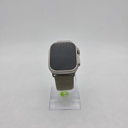 Factory Unlocked Apple Watch Ultra 2 49MM Titanium Olive Alpine Loop MREY3LL/A
