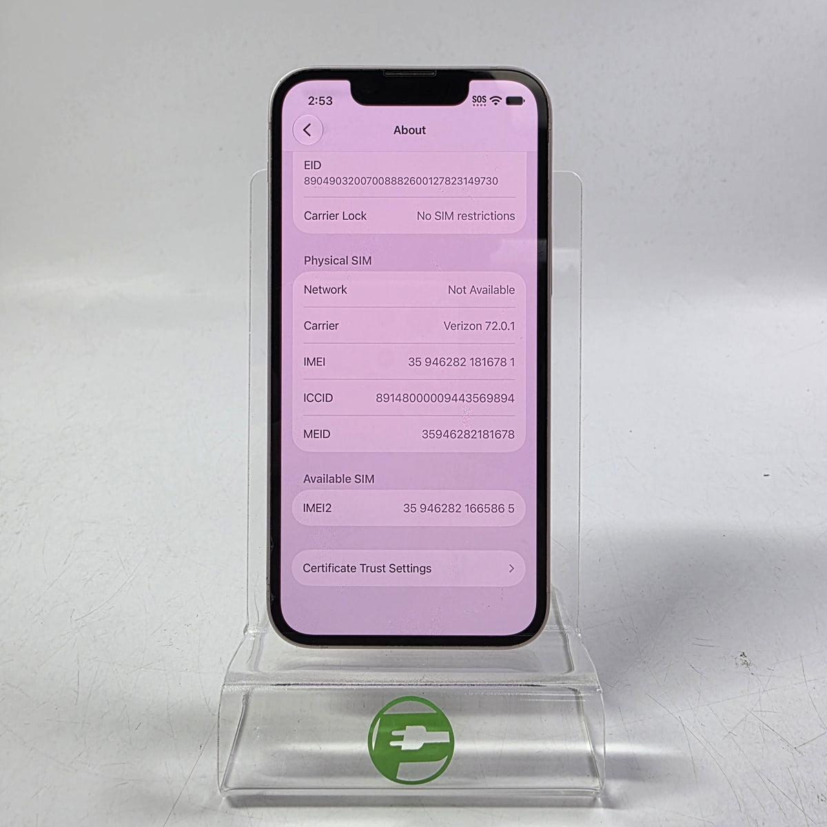 Factory Unlocked Apple iPhone 13 Mini 128GB Pink MLA63LL/A