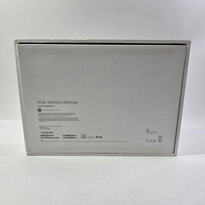 2025 Apple MacBook Air 13.6" M4 8C GPU 4.5GHz 16GB RAM 256GB SSD A3240