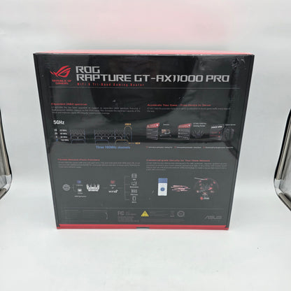 New ASUS ROG Rapture Tri Band WiFi 6 GT-AX11000 Gaming Router