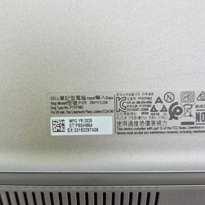 Dell Latitude 5550 P127F003 15.5 Core Ultra 5 135U 1.6GHz 16GB RAM 512GB SSD