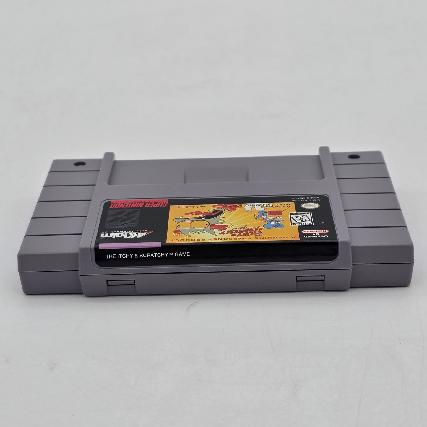 The Itchy and Scratchy Game (Super Nintendo SNES, 1995)