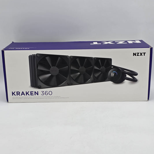 New NZXT Kraken 360 Liquid Cooling AIO RL-KN360-B1