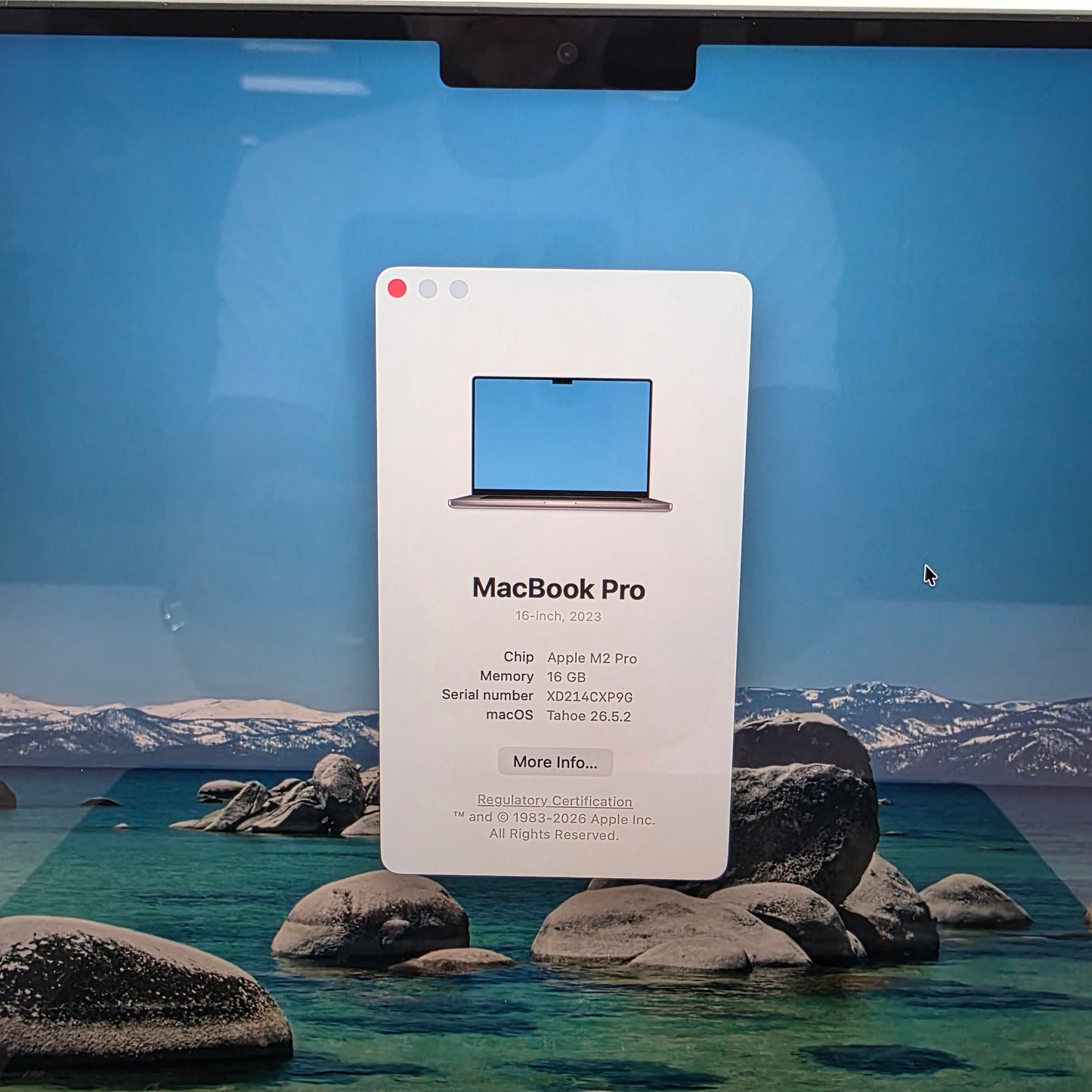 2023 Apple MacBook Pro 13.3" M2 Pro 8C GPU 3.5GHz 16GB RAM 1TB SSD MNW93LL/A
