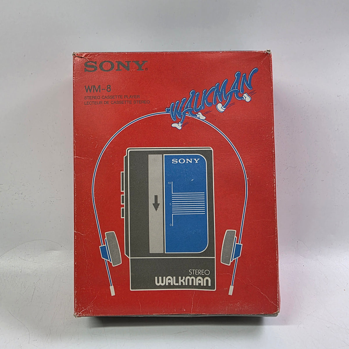 Sony Walkman Cassette Tape Portable Cassette Player Silver WM-8