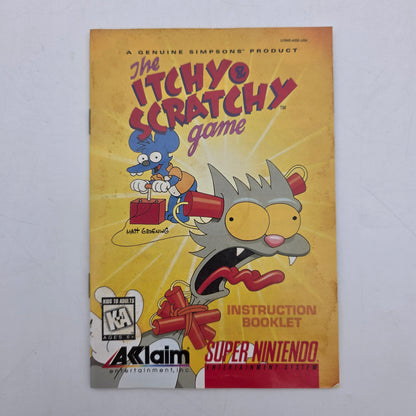 The Itchy and Scratchy Game (Super Nintendo SNES, 1995)