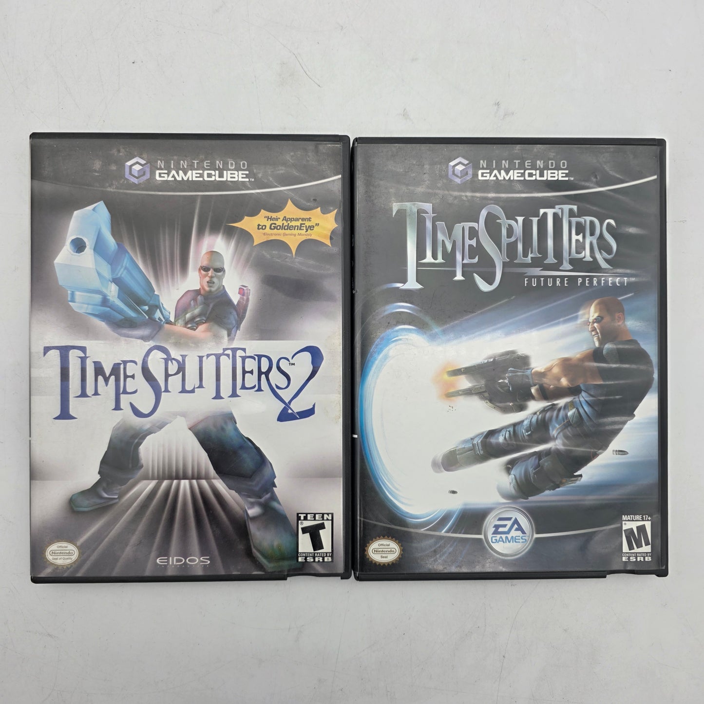 Lot of 2 Nintendo GameCube Games Time Splitters Bundle