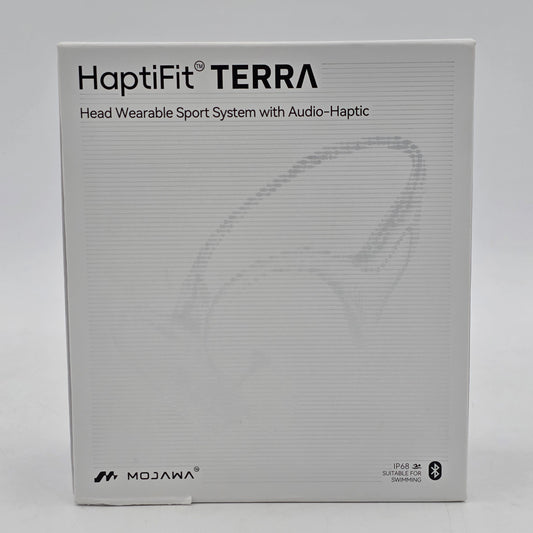 Mojawa HaptiFit Terra Bone Conduction Wireless Bluetooth Headphones White