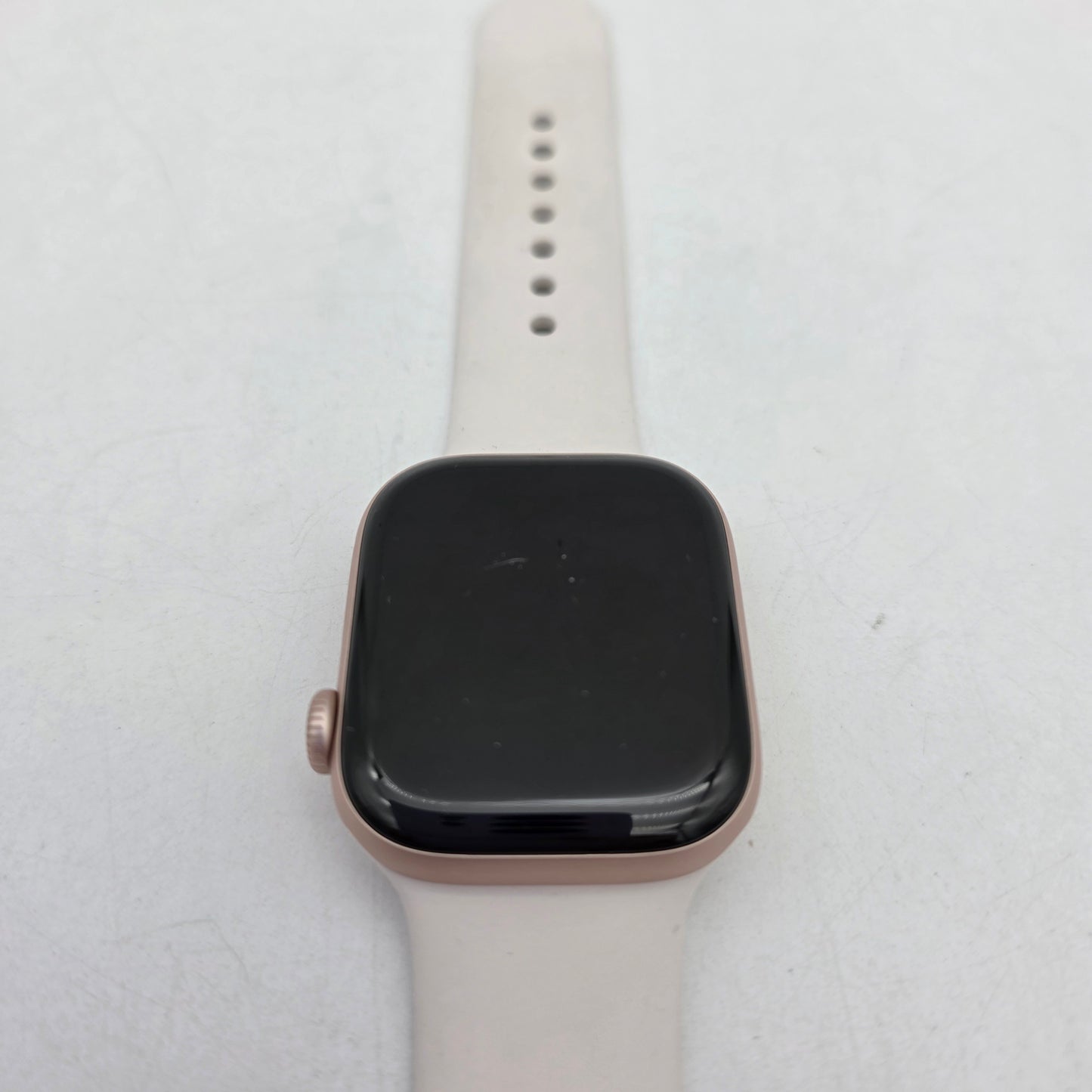 GPS Only APPLE Watch Series 11 42MM Black Aluminum Starlight Sport Band A3331