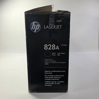 HP 828A Black Toner Cartridge  open box C5358A